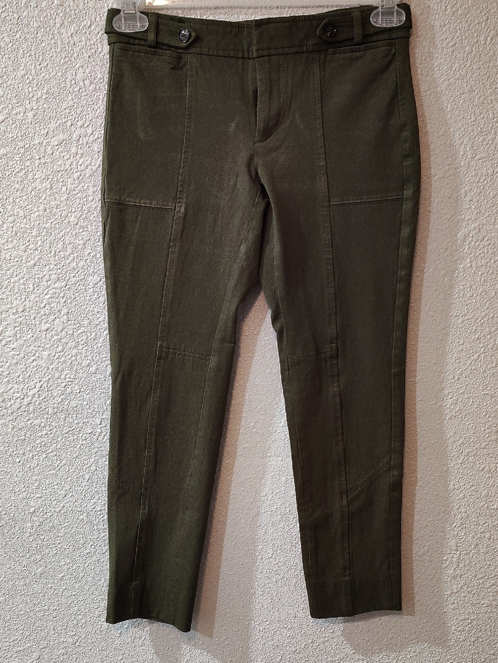 Banana Republic Olive Green Pants,  Petite Ladies Size 30 Waist,  Olive Green